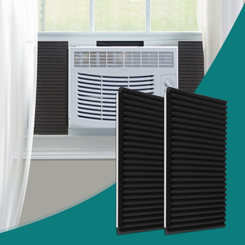 Daisypower Window Air Conditioner Foam Insulating Panels Kits, AC Units Insulation Side Panels, 17 Inch x 9 Inch x 7/8 Inch - Image 1